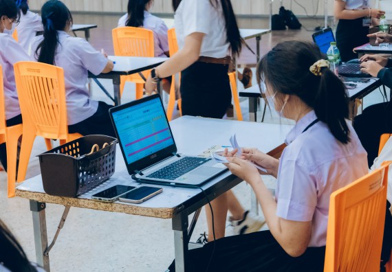 ภาพกิจกรรม  คณะวิทยาศาสตร์และเทคโนโลยี การแข่งขันตอบปัญหาวิทยาศาสตร์และเทคโนโลยี ระดับประถมศึกษา มัธยมศึกษาตอนต้น มัธยมศึกษาตอนปลาย งานสัปดาห์วิทยาศาสตร์แห่งชาติ ส่วนภูมิภาค ประจำปี 2566