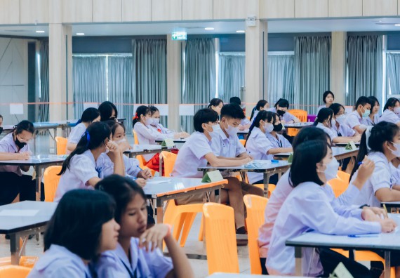 ภาพกิจกรรม  คณะวิทยาศาสตร์และเทคโนโลยี การแข่งขันตอบปัญหาวิทยาศาสตร์และเทคโนโลยี ระดับประถมศึกษา มัธยมศึกษาตอนต้น มัธยมศึกษาตอนปลาย งานสัปดาห์วิทยาศาสตร์แห่งชาติ ส่วนภูมิภาค ประจำปี 2566