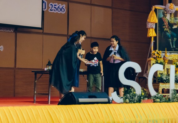 ภาพกิจกรรม  คณะวิทยาศาสตร์และเทคโนโลยี การประกวดการแสดงทางวิทยาศาสตร์ (Science Show) ระดับมัธยมศึกษาตอนต้น มัธยมศึกษาตอนปลาย งานสัปดาห์วิทยาศาสตร์แห่งชาติ ส่วนภูมิภาค ประจำปี 2566