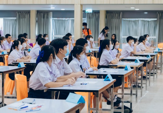 ภาพกิจกรรม  คณะวิทยาศาสตร์และเทคโนโลยี การแข่งขันตอบปัญหาวิทยาศาสตร์และเทคโนโลยี ระดับประถมศึกษา มัธยมศึกษาตอนต้น มัธยมศึกษาตอนปลาย งานสัปดาห์วิทยาศาสตร์แห่งชาติ ส่วนภูมิภาค ประจำปี 2566