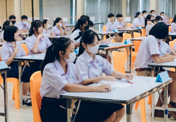 ภาพกิจกรรม  คณะวิทยาศาสตร์และเทคโนโลยี การแข่งขันตอบปัญหาวิทยาศาสตร์และเทคโนโลยี ระดับประถมศึกษา มัธยมศึกษาตอนต้น มัธยมศึกษาตอนปลาย งานสัปดาห์วิทยาศาสตร์แห่งชาติ ส่วนภูมิภาค ประจำปี 2566