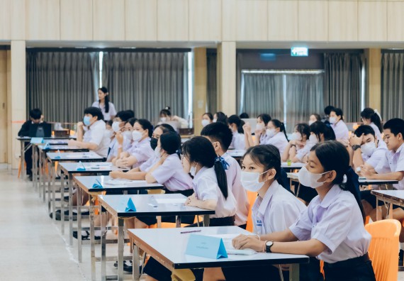 ภาพกิจกรรม  คณะวิทยาศาสตร์และเทคโนโลยี การแข่งขันตอบปัญหาวิทยาศาสตร์และเทคโนโลยี ระดับประถมศึกษา มัธยมศึกษาตอนต้น มัธยมศึกษาตอนปลาย งานสัปดาห์วิทยาศาสตร์แห่งชาติ ส่วนภูมิภาค ประจำปี 2566