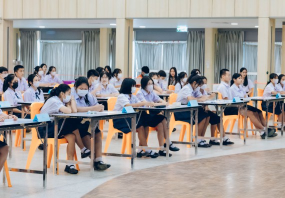 ภาพกิจกรรม  คณะวิทยาศาสตร์และเทคโนโลยี การแข่งขันตอบปัญหาวิทยาศาสตร์และเทคโนโลยี ระดับประถมศึกษา มัธยมศึกษาตอนต้น มัธยมศึกษาตอนปลาย งานสัปดาห์วิทยาศาสตร์แห่งชาติ ส่วนภูมิภาค ประจำปี 2566