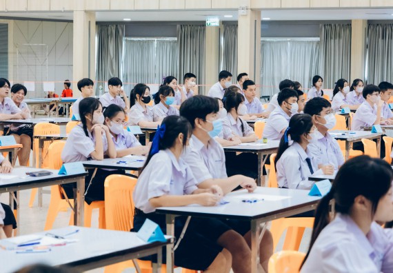 ภาพกิจกรรม  คณะวิทยาศาสตร์และเทคโนโลยี การแข่งขันตอบปัญหาวิทยาศาสตร์และเทคโนโลยี ระดับประถมศึกษา มัธยมศึกษาตอนต้น มัธยมศึกษาตอนปลาย งานสัปดาห์วิทยาศาสตร์แห่งชาติ ส่วนภูมิภาค ประจำปี 2566