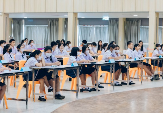 ภาพกิจกรรม  คณะวิทยาศาสตร์และเทคโนโลยี การแข่งขันตอบปัญหาวิทยาศาสตร์และเทคโนโลยี ระดับประถมศึกษา มัธยมศึกษาตอนต้น มัธยมศึกษาตอนปลาย งานสัปดาห์วิทยาศาสตร์แห่งชาติ ส่วนภูมิภาค ประจำปี 2566