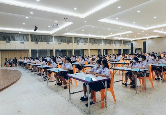 ภาพกิจกรรม  คณะวิทยาศาสตร์และเทคโนโลยี การแข่งขันตอบปัญหาวิทยาศาสตร์และเทคโนโลยี ระดับประถมศึกษา มัธยมศึกษาตอนต้น มัธยมศึกษาตอนปลาย งานสัปดาห์วิทยาศาสตร์แห่งชาติ ส่วนภูมิภาค ประจำปี 2566