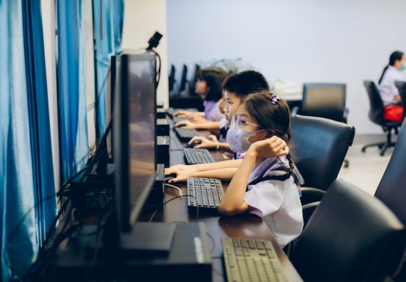 ภาพกิจกรรม   คณะวิทยาศาสตร์และเทคโนโลยี จัดการแข่งขันวาดภาพด้วยโปรแกรม Paint ระดับประถมศึกษาตอนต้น ประถมศึกษาตอนปลาย งานสัปดาห์วิทยาศาสตร์แห่งชาติ ส่วนภูมิภาค ประจำปี 2566