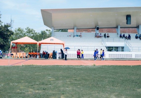 ภาพกิจกรรม  คณะวิทยาศาสตร์และเทคโนโลยี จัดการแข่งขันจรวดขวดน้ำ ระดับประถมศึกษา มัธยมศึกษาตอนต้น มัธยมศึกษาตอนปลาย งานสัปดาห์วิทยาศาสตร์แห่งชาติ ส่วนภูมิภาค ประจำปี 2566