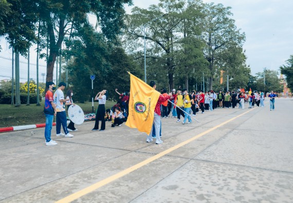 ภาพกิจกรรม  คณะวิทยาศาสตร์และเทคโนโลยี มหาวิทยาลัยราชภัฏกำแพงเพชร  จัดโครงการกีฬาสานสัมพันธ์คณะวิทยาศาสตร์และเทคโนโลยี