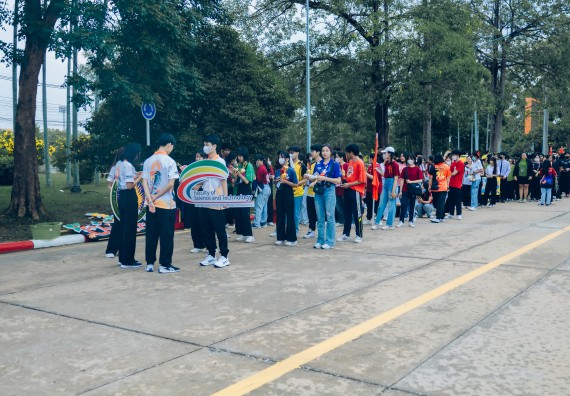 ภาพกิจกรรม  คณะวิทยาศาสตร์และเทคโนโลยี มหาวิทยาลัยราชภัฏกำแพงเพชร  จัดโครงการกีฬาสานสัมพันธ์คณะวิทยาศาสตร์และเทคโนโลยี