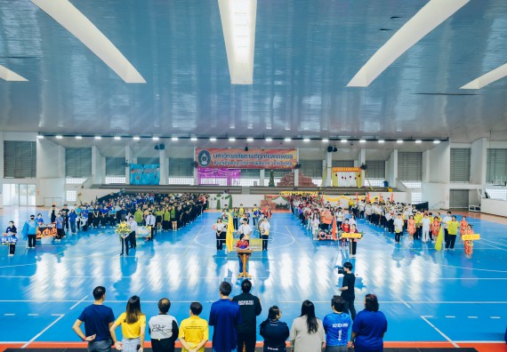 ภาพกิจกรรม  คณะวิทยาศาสตร์และเทคโนโลยี มหาวิทยาลัยราชภัฏกำแพงเพชร  จัดโครงการกีฬาสานสัมพันธ์คณะวิทยาศาสตร์และเทคโนโลยี