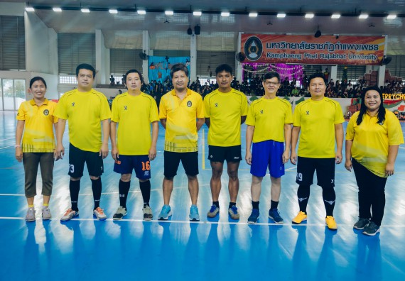 ภาพกิจกรรม  คณะวิทยาศาสตร์และเทคโนโลยี มหาวิทยาลัยราชภัฏกำแพงเพชร  จัดโครงการกีฬาสานสัมพันธ์คณะวิทยาศาสตร์และเทคโนโลยี