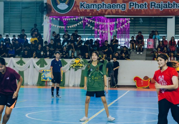 ภาพกิจกรรม  คณะวิทยาศาสตร์และเทคโนโลยี มหาวิทยาลัยราชภัฏกำแพงเพชร  จัดโครงการกีฬาสานสัมพันธ์คณะวิทยาศาสตร์และเทคโนโลยี