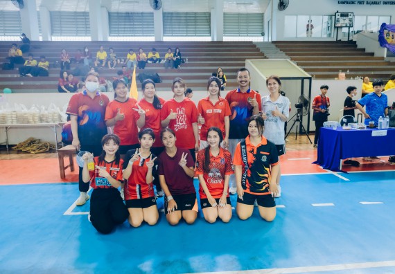 ภาพกิจกรรม  คณะวิทยาศาสตร์และเทคโนโลยี มหาวิทยาลัยราชภัฏกำแพงเพชร  จัดโครงการกีฬาสานสัมพันธ์คณะวิทยาศาสตร์และเทคโนโลยี