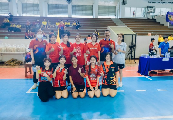 ภาพกิจกรรม  คณะวิทยาศาสตร์และเทคโนโลยี มหาวิทยาลัยราชภัฏกำแพงเพชร  จัดโครงการกีฬาสานสัมพันธ์คณะวิทยาศาสตร์และเทคโนโลยี