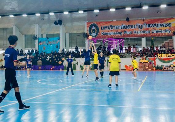 ภาพกิจกรรม  คณะวิทยาศาสตร์และเทคโนโลยี มหาวิทยาลัยราชภัฏกำแพงเพชร  จัดโครงการกีฬาสานสัมพันธ์คณะวิทยาศาสตร์และเทคโนโลยี