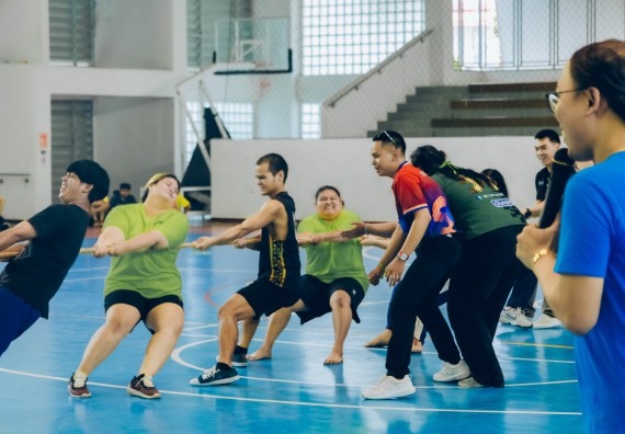 ภาพกิจกรรม  คณะวิทยาศาสตร์และเทคโนโลยี มหาวิทยาลัยราชภัฏกำแพงเพชร  จัดโครงการกีฬาสานสัมพันธ์คณะวิทยาศาสตร์และเทคโนโลยี