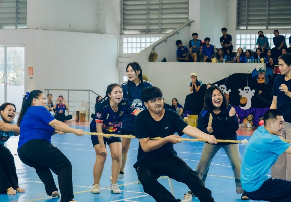 ภาพกิจกรรม  คณะวิทยาศาสตร์และเทคโนโลยี มหาวิทยาลัยราชภัฏกำแพงเพชร  จัดโครงการกีฬาสานสัมพันธ์คณะวิทยาศาสตร์และเทคโนโลยี