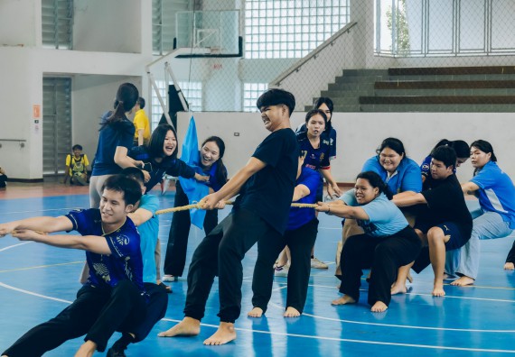 ภาพกิจกรรม  คณะวิทยาศาสตร์และเทคโนโลยี มหาวิทยาลัยราชภัฏกำแพงเพชร  จัดโครงการกีฬาสานสัมพันธ์คณะวิทยาศาสตร์และเทคโนโลยี