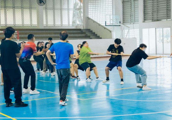 ภาพกิจกรรม  คณะวิทยาศาสตร์และเทคโนโลยี มหาวิทยาลัยราชภัฏกำแพงเพชร  จัดโครงการกีฬาสานสัมพันธ์คณะวิทยาศาสตร์และเทคโนโลยี