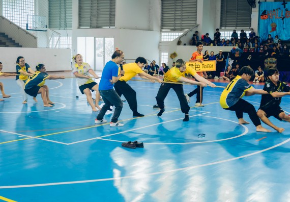 ภาพกิจกรรม  คณะวิทยาศาสตร์และเทคโนโลยี มหาวิทยาลัยราชภัฏกำแพงเพชร  จัดโครงการกีฬาสานสัมพันธ์คณะวิทยาศาสตร์และเทคโนโลยี