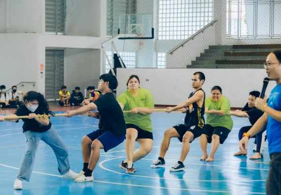 ภาพกิจกรรม  คณะวิทยาศาสตร์และเทคโนโลยี มหาวิทยาลัยราชภัฏกำแพงเพชร  จัดโครงการกีฬาสานสัมพันธ์คณะวิทยาศาสตร์และเทคโนโลยี