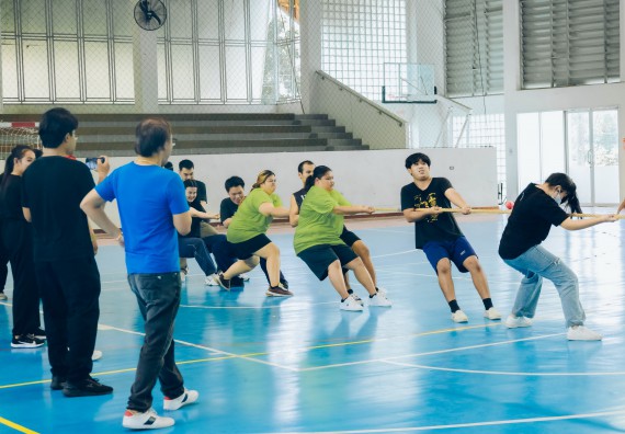 ภาพกิจกรรม  คณะวิทยาศาสตร์และเทคโนโลยี มหาวิทยาลัยราชภัฏกำแพงเพชร  จัดโครงการกีฬาสานสัมพันธ์คณะวิทยาศาสตร์และเทคโนโลยี