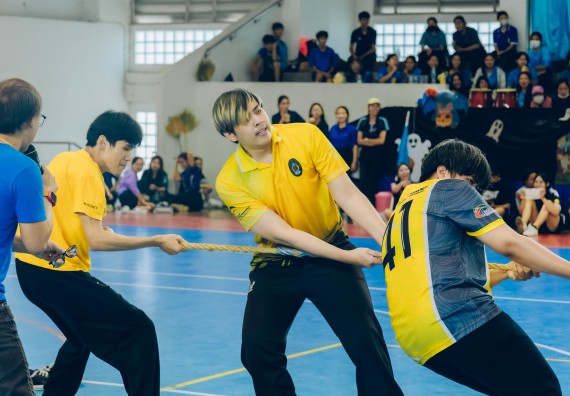 ภาพกิจกรรม  คณะวิทยาศาสตร์และเทคโนโลยี มหาวิทยาลัยราชภัฏกำแพงเพชร  จัดโครงการกีฬาสานสัมพันธ์คณะวิทยาศาสตร์และเทคโนโลยี