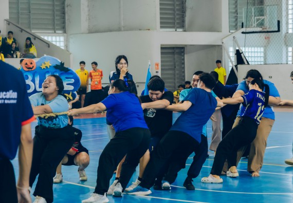 ภาพกิจกรรม  คณะวิทยาศาสตร์และเทคโนโลยี มหาวิทยาลัยราชภัฏกำแพงเพชร  จัดโครงการกีฬาสานสัมพันธ์คณะวิทยาศาสตร์และเทคโนโลยี