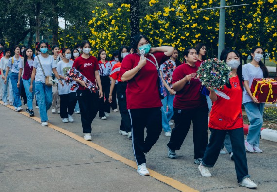 ภาพกิจกรรม  คณะวิทยาศาสตร์และเทคโนโลยี มหาวิทยาลัยราชภัฏกำแพงเพชร  จัดโครงการกีฬาสานสัมพันธ์คณะวิทยาศาสตร์และเทคโนโลยี