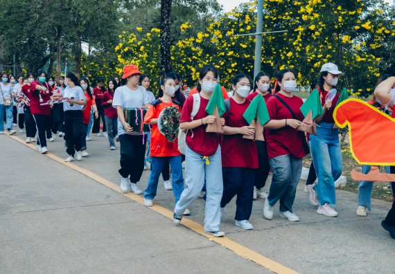 ภาพกิจกรรม  คณะวิทยาศาสตร์และเทคโนโลยี มหาวิทยาลัยราชภัฏกำแพงเพชร  จัดโครงการกีฬาสานสัมพันธ์คณะวิทยาศาสตร์และเทคโนโลยี