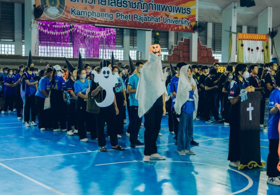 ภาพกิจกรรม  คณะวิทยาศาสตร์และเทคโนโลยี มหาวิทยาลัยราชภัฏกำแพงเพชร  จัดโครงการกีฬาสานสัมพันธ์คณะวิทยาศาสตร์และเทคโนโลยี