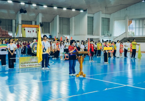 ภาพกิจกรรม  คณะวิทยาศาสตร์และเทคโนโลยี มหาวิทยาลัยราชภัฏกำแพงเพชร  จัดโครงการกีฬาสานสัมพันธ์คณะวิทยาศาสตร์และเทคโนโลยี