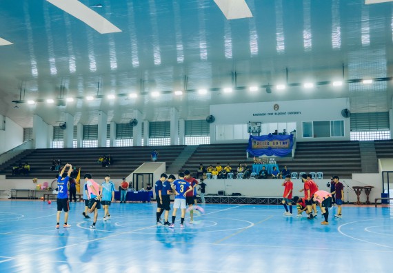 ภาพกิจกรรม  คณะวิทยาศาสตร์และเทคโนโลยี มหาวิทยาลัยราชภัฏกำแพงเพชร  จัดโครงการกีฬาสานสัมพันธ์คณะวิทยาศาสตร์และเทคโนโลยี