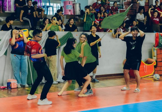 ภาพกิจกรรม  คณะวิทยาศาสตร์และเทคโนโลยี มหาวิทยาลัยราชภัฏกำแพงเพชร  จัดโครงการกีฬาสานสัมพันธ์คณะวิทยาศาสตร์และเทคโนโลยี