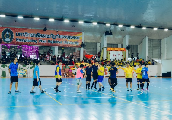 ภาพกิจกรรม  คณะวิทยาศาสตร์และเทคโนโลยี มหาวิทยาลัยราชภัฏกำแพงเพชร  จัดโครงการกีฬาสานสัมพันธ์คณะวิทยาศาสตร์และเทคโนโลยี