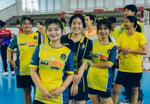 ภาพกิจกรรม  คณะวิทยาศาสตร์และเทคโนโลยี มหาวิทยาลัยราชภัฏกำแพงเพชร  จัดโครงการกีฬาสานสัมพันธ์คณะวิทยาศาสตร์และเทคโนโลยี