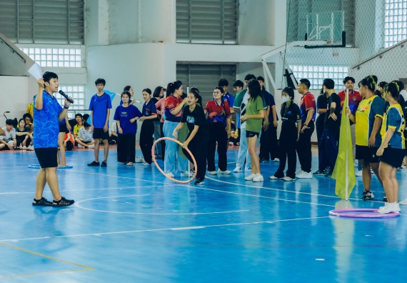 ภาพกิจกรรม  คณะวิทยาศาสตร์และเทคโนโลยี มหาวิทยาลัยราชภัฏกำแพงเพชร  จัดโครงการกีฬาสานสัมพันธ์คณะวิทยาศาสตร์และเทคโนโลยี