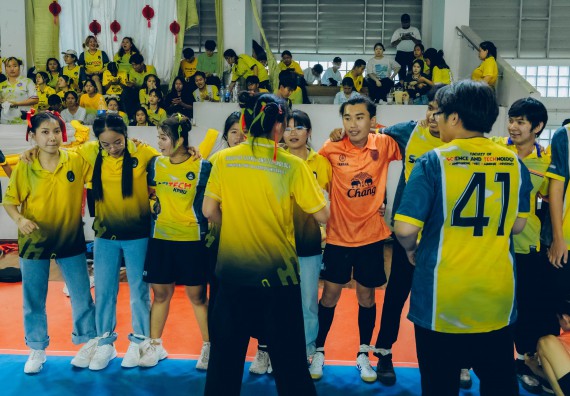 ภาพกิจกรรม  คณะวิทยาศาสตร์และเทคโนโลยี มหาวิทยาลัยราชภัฏกำแพงเพชร  จัดโครงการกีฬาสานสัมพันธ์คณะวิทยาศาสตร์และเทคโนโลยี