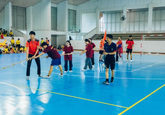 ภาพกิจกรรม  คณะวิทยาศาสตร์และเทคโนโลยี มหาวิทยาลัยราชภัฏกำแพงเพชร  จัดโครงการกีฬาสานสัมพันธ์คณะวิทยาศาสตร์และเทคโนโลยี