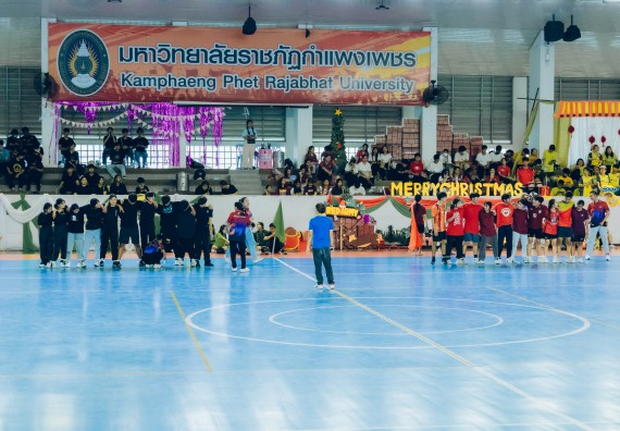 ภาพกิจกรรม  คณะวิทยาศาสตร์และเทคโนโลยี มหาวิทยาลัยราชภัฏกำแพงเพชร  จัดโครงการกีฬาสานสัมพันธ์คณะวิทยาศาสตร์และเทคโนโลยี