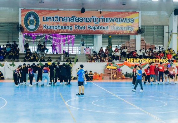 ภาพกิจกรรม  คณะวิทยาศาสตร์และเทคโนโลยี มหาวิทยาลัยราชภัฏกำแพงเพชร  จัดโครงการกีฬาสานสัมพันธ์คณะวิทยาศาสตร์และเทคโนโลยี