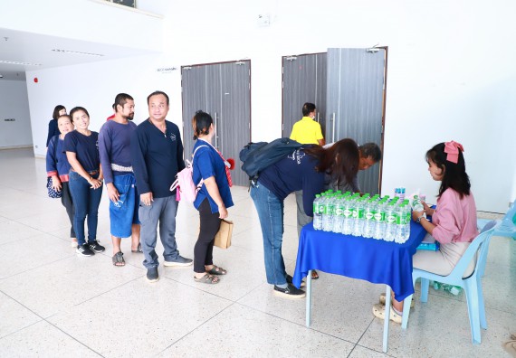 ภาพกิจกรรม  คณะวิทยาศาสตร์และเทคโนโลยี จัดการรายงานผลการดำเนินการโครงการส่งเสริมและวิจัยประสิทธิภาพของน้ำหมักจุลินทรีย์จากหน่อกล้วยไข่