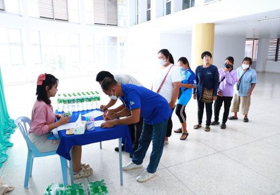 ภาพกิจกรรม  คณะวิทยาศาสตร์และเทคโนโลยี จัดการรายงานผลการดำเนินการโครงการส่งเสริมและวิจัยประสิทธิภาพของน้ำหมักจุลินทรีย์จากหน่อกล้วยไข่