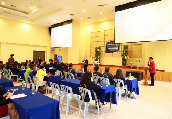 ภาพกิจกรรม  คณะวิทยาศาสตร์และเทคโนโลยี จัดการรายงานผลการดำเนินการโครงการส่งเสริมและวิจัยประสิทธิภาพของน้ำหมักจุลินทรีย์จากหน่อกล้วยไข่