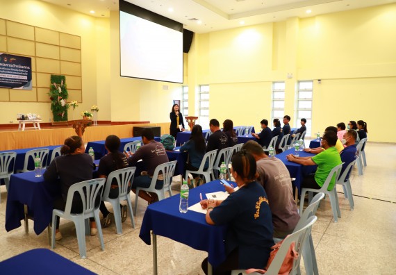 ภาพกิจกรรม  คณะวิทยาศาสตร์และเทคโนโลยี จัดการรายงานผลการดำเนินการโครงการส่งเสริมและวิจัยประสิทธิภาพของน้ำหมักจุลินทรีย์จากหน่อกล้วยไข่