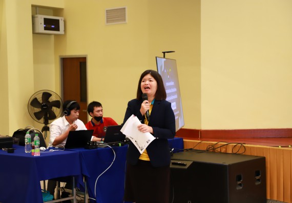 ภาพกิจกรรม  คณะวิทยาศาสตร์และเทคโนโลยี จัดการรายงานผลการดำเนินการโครงการส่งเสริมและวิจัยประสิทธิภาพของน้ำหมักจุลินทรีย์จากหน่อกล้วยไข่