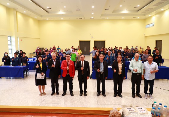 ภาพกิจกรรม  คณะวิทยาศาสตร์และเทคโนโลยี จัดการรายงานผลการดำเนินการโครงการส่งเสริมและวิจัยประสิทธิภาพของน้ำหมักจุลินทรีย์จากหน่อกล้วยไข่