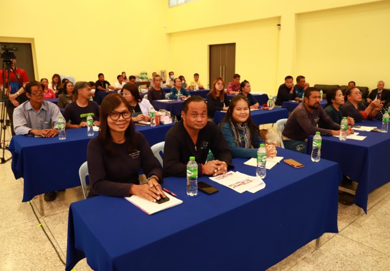 ภาพกิจกรรม  คณะวิทยาศาสตร์และเทคโนโลยี จัดการรายงานผลการดำเนินการโครงการส่งเสริมและวิจัยประสิทธิภาพของน้ำหมักจุลินทรีย์จากหน่อกล้วยไข่