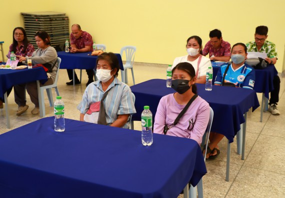 ภาพกิจกรรม  คณะวิทยาศาสตร์และเทคโนโลยี จัดการรายงานผลการดำเนินการโครงการส่งเสริมและวิจัยประสิทธิภาพของน้ำหมักจุลินทรีย์จากหน่อกล้วยไข่